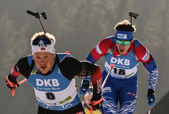 Slovenia Biathlon Worlds Men Mass Start