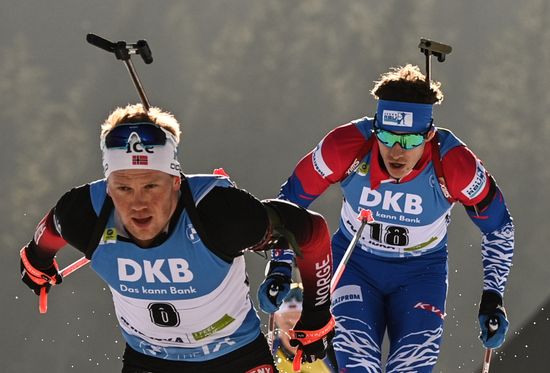Slovenia Biathlon Worlds Men Mass Start