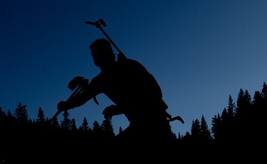 Slovenia Biathlon Worlds Men Mass Start