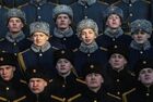 Servicemen attend a wreath laying ceremony at the monument to Soviet WWII commander Marshal Georgy Zhukov during the events marking the Defender of the Fatherland Day, in Yekaterinburg, Russia. Location: Russia, Yekaterinburg. Author: Pavel Lisitsyn. Russia Defender of the Fatherland Day