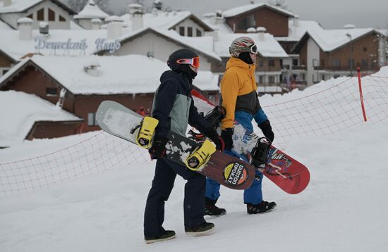 Russia Winter Tourism