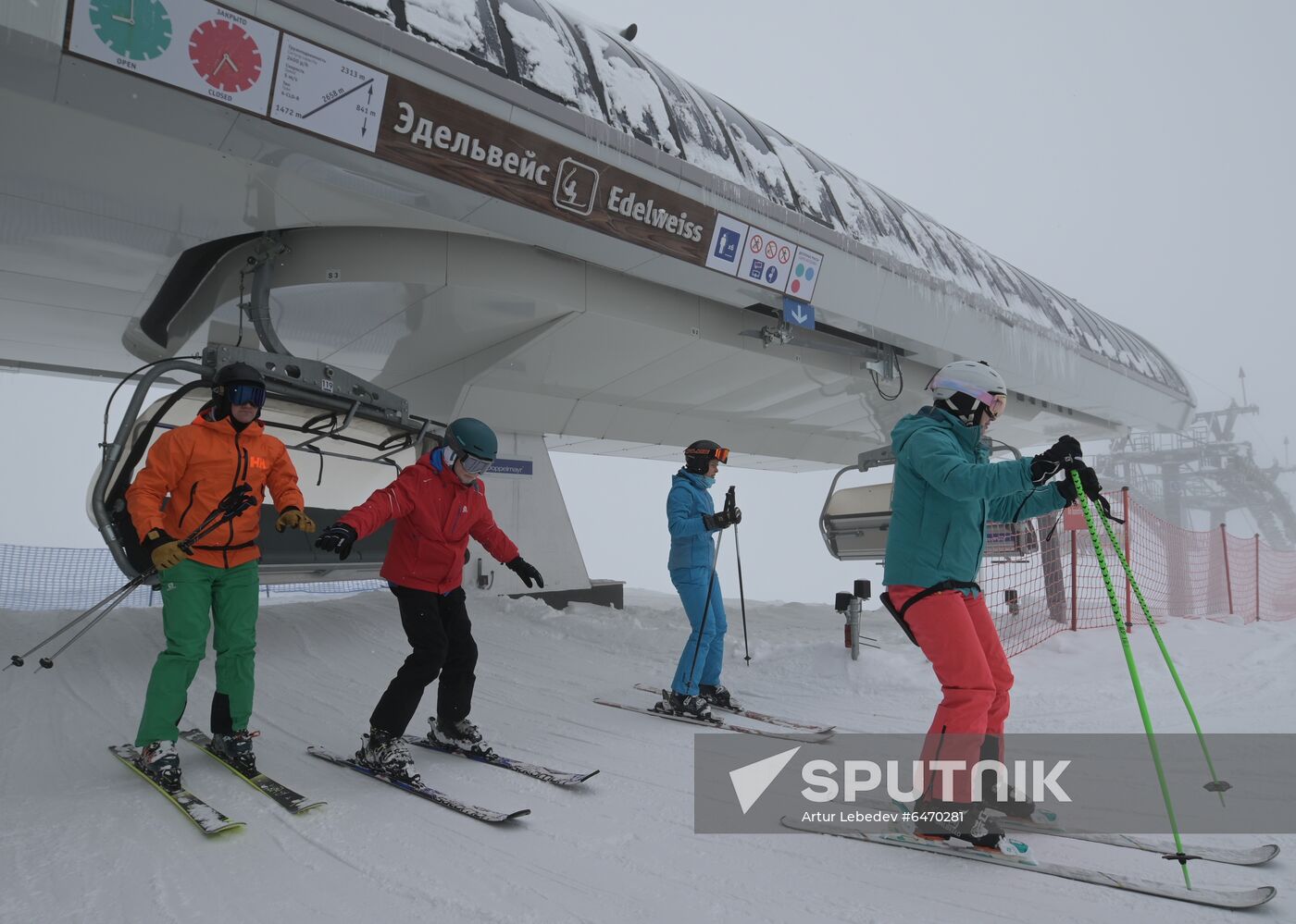 Russia Winter Tourism