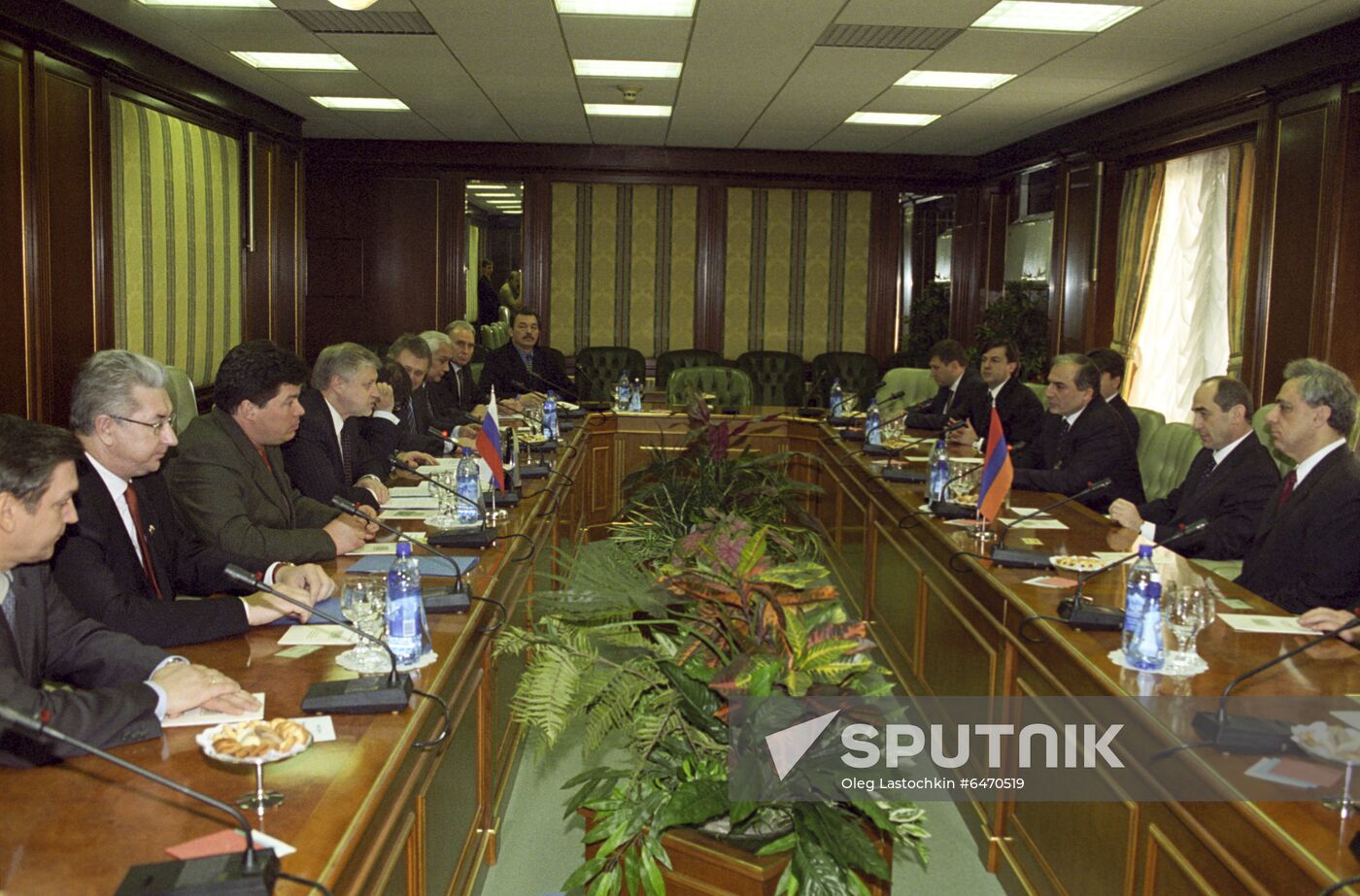 Armenian President Robert Kocharyan's official visit to Russian Federation