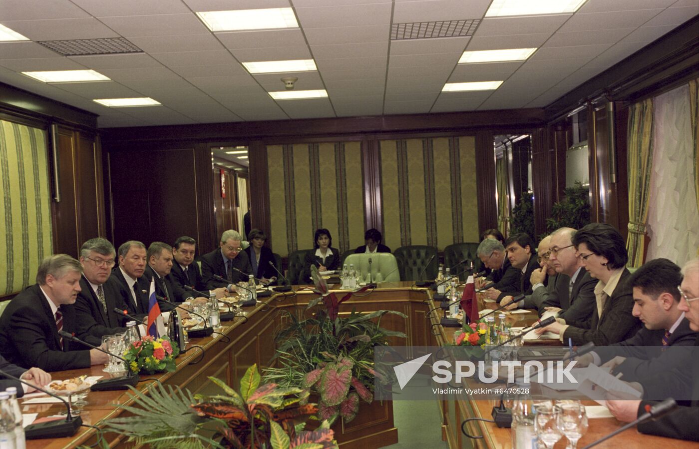 Acting President of Georgia Burjanadze's official visit to Russia