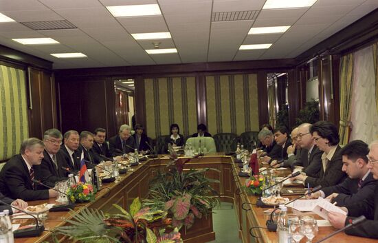 Acting President of Georgia Burjanadze's official visit to Russia