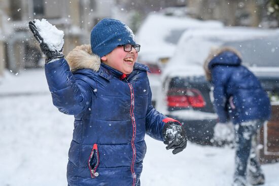 Azerbaijan Snowfall