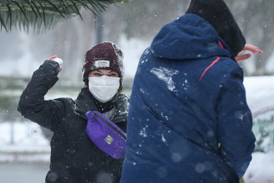 Azerbaijan Snowfall