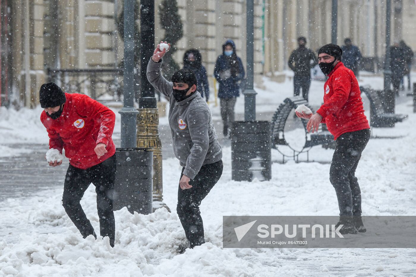 Azerbaijan Snowfall