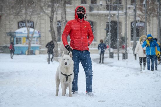 Azerbaijan Snowfall