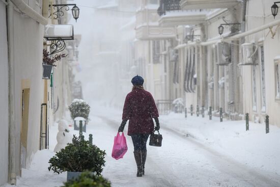 Azerbaijan Snowfall