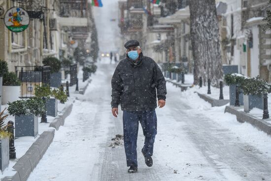 Azerbaijan Snowfall