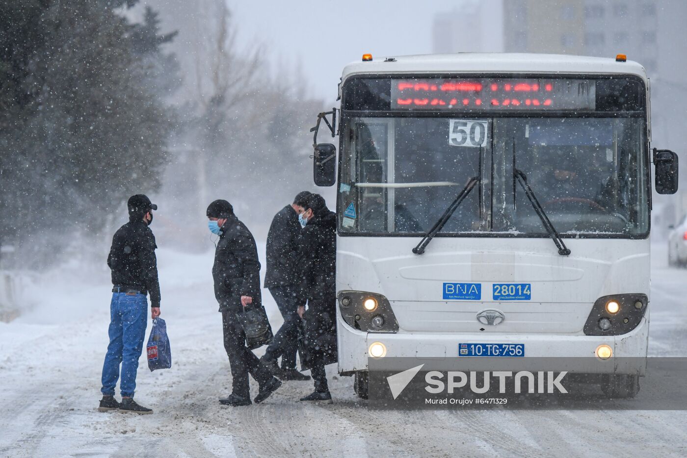 Azerbaijan Snowfall