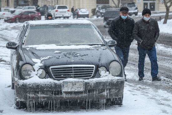 Azerbaijan Snowfall