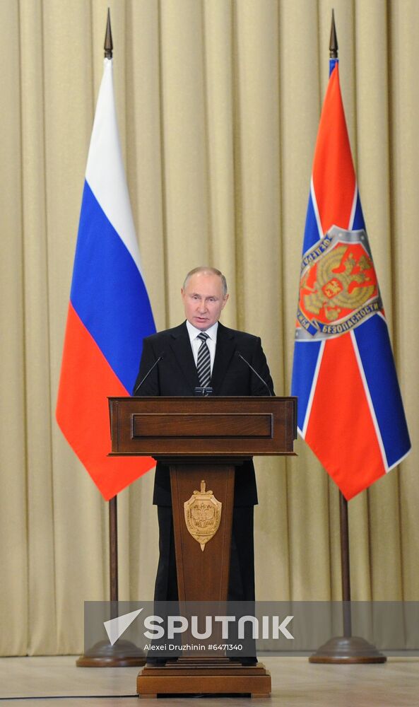 Russia Putin FSB Board