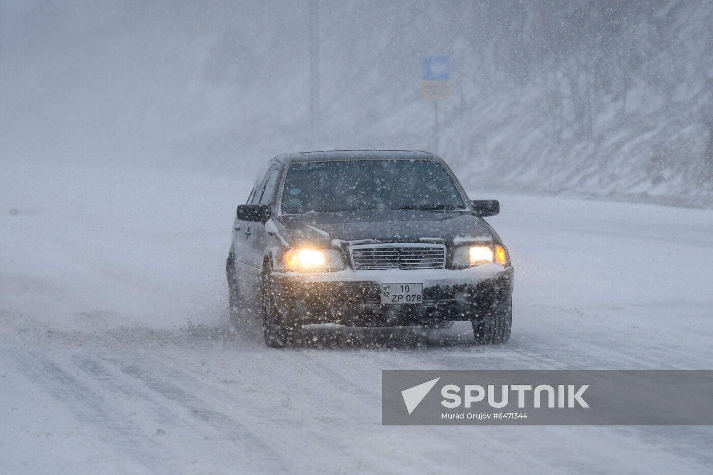 Azerbaijan Snowfall