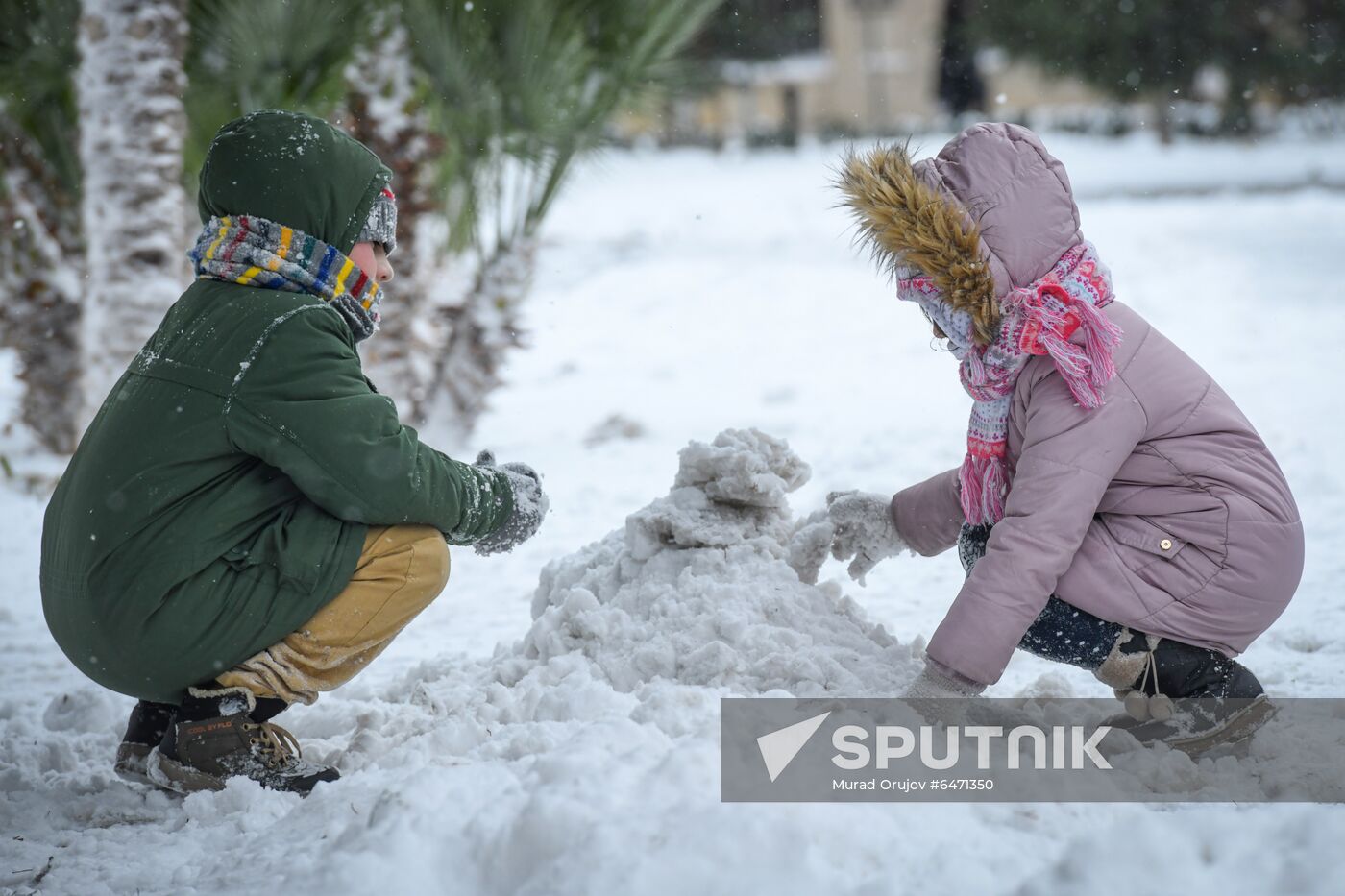 Azerbaijan Snowfall