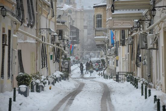 Azerbaijan Snowfall