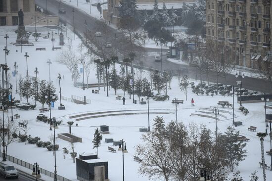 Azerbaijan Snowfall