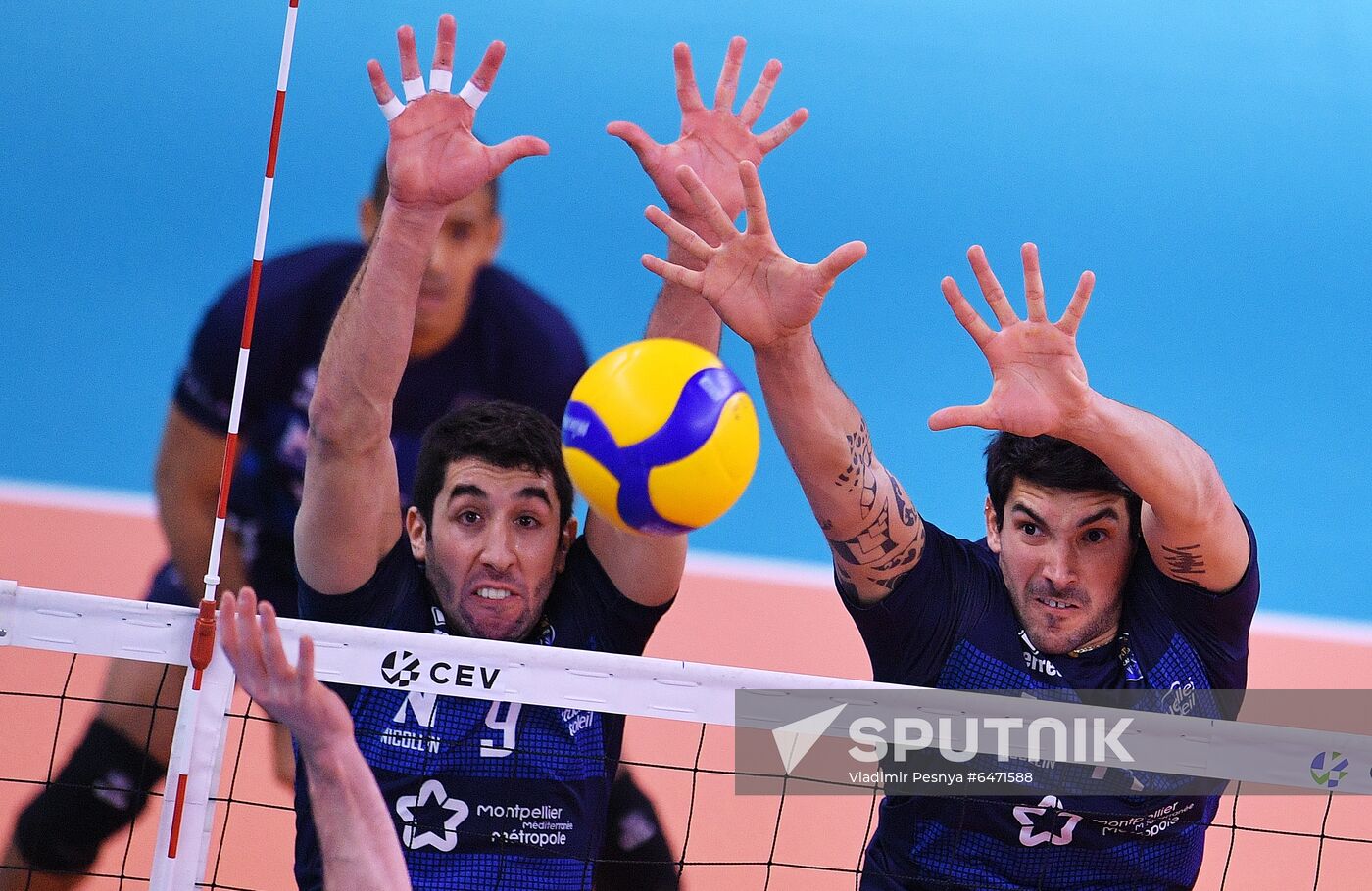 Russia Volleyball CEV Cup Dinamo - Montpellier