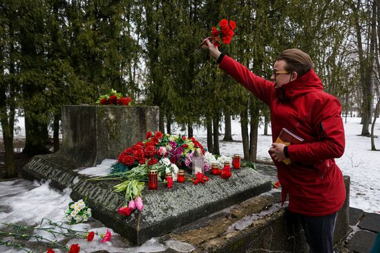 Latvia WWII Memorial Vandalism
