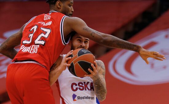 Greece Basketball Euroleague Olympiacos - CSKA