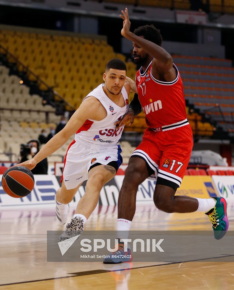 Greece Basketball Euroleague Olympiacos - CSKA