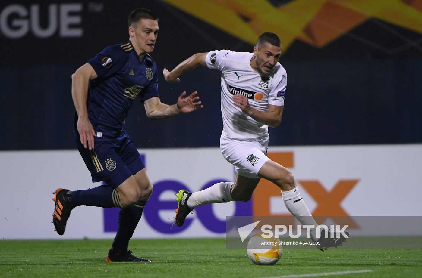 Croatia Soccer Europa League Dinamo Zagreb - Krasnodar
