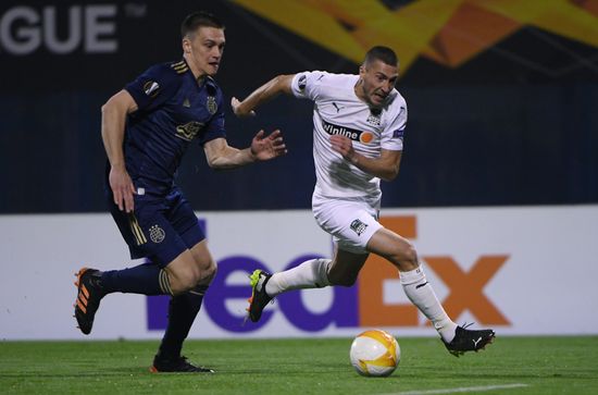 Croatia Soccer Europa League Dinamo Zagreb - Krasnodar