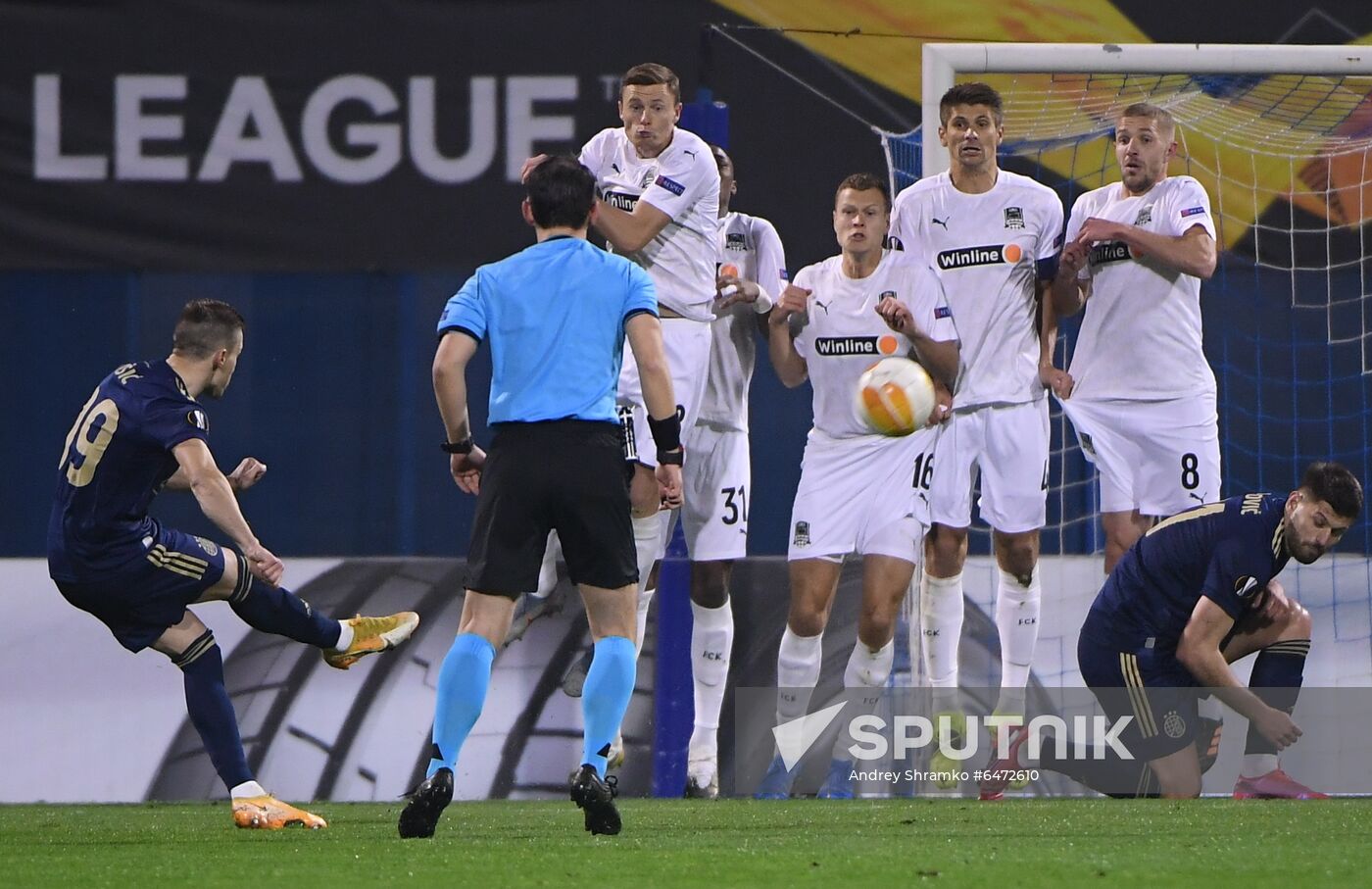 Croatia Soccer Europa League Dinamo Zagreb - Krasnodar