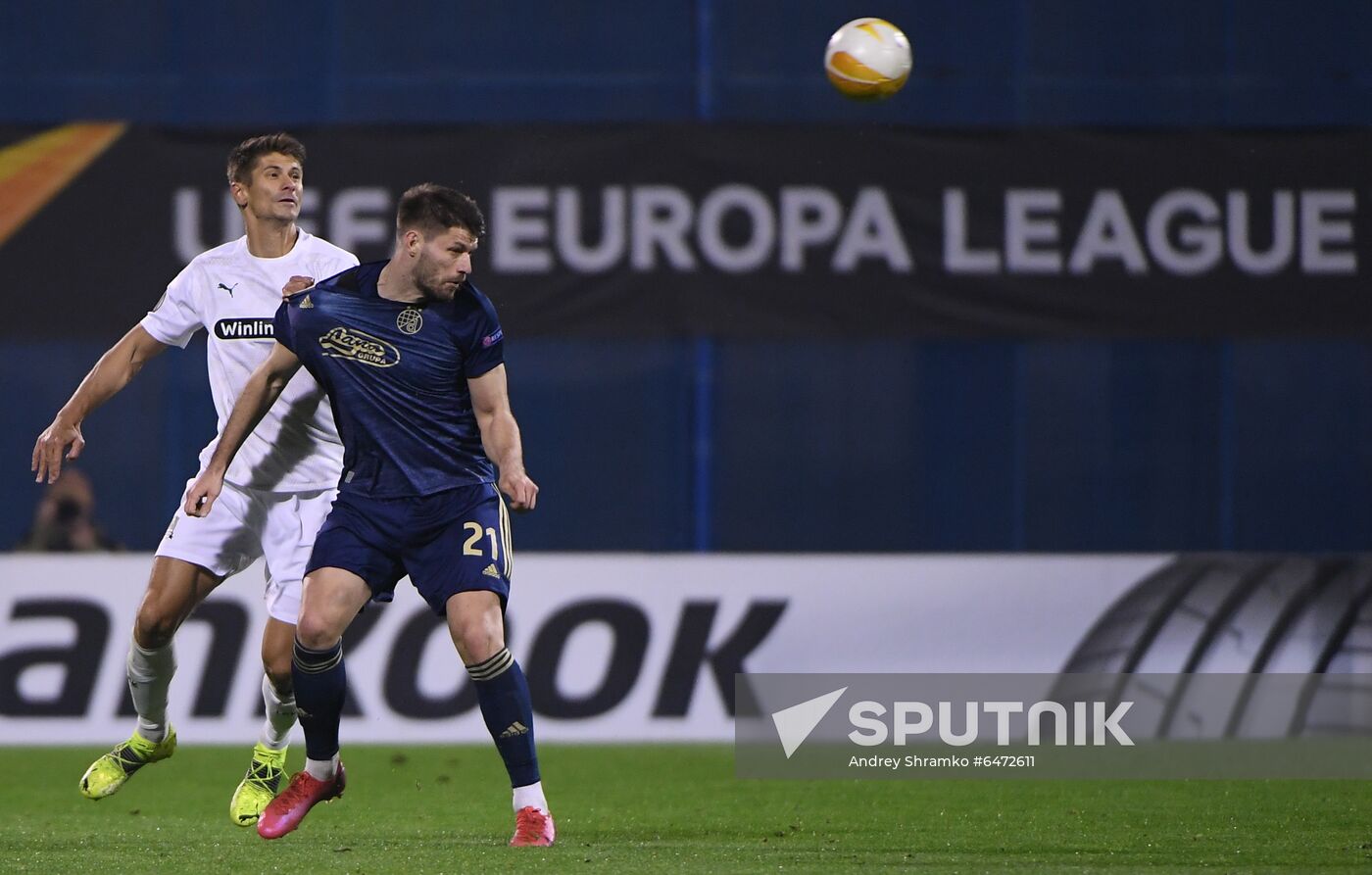 Croatia Soccer Europa League Dinamo Zagreb - Krasnodar