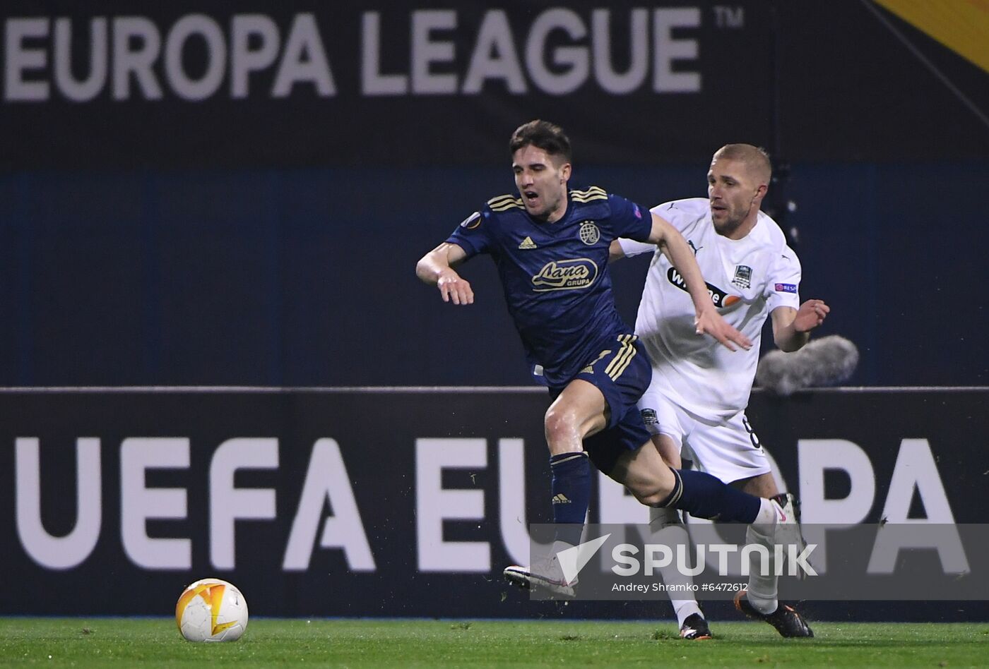 Croatia Soccer Europa League Dinamo Zagreb - Krasnodar