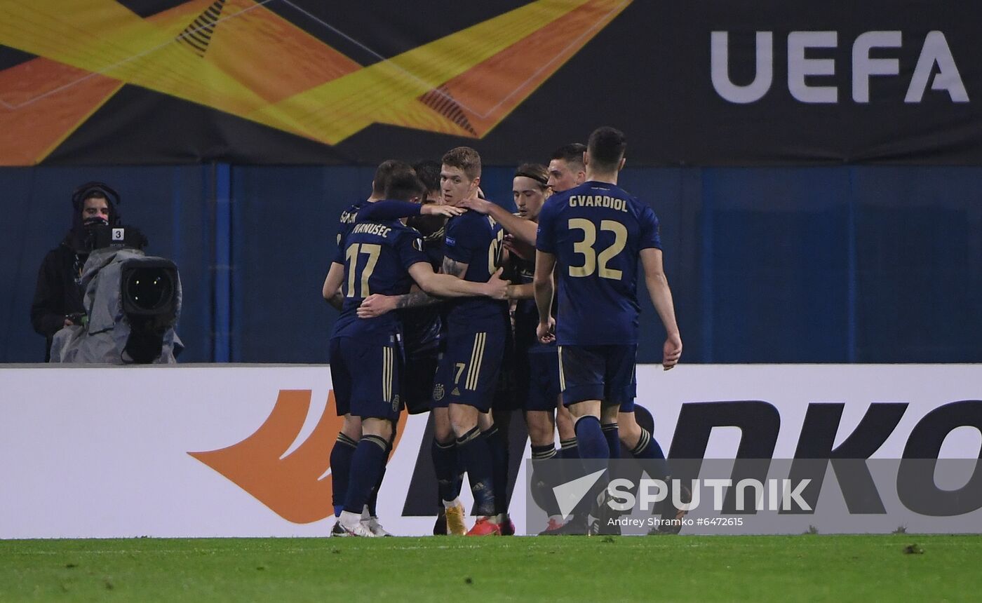 Croatia Soccer Europa League Dinamo Zagreb - Krasnodar