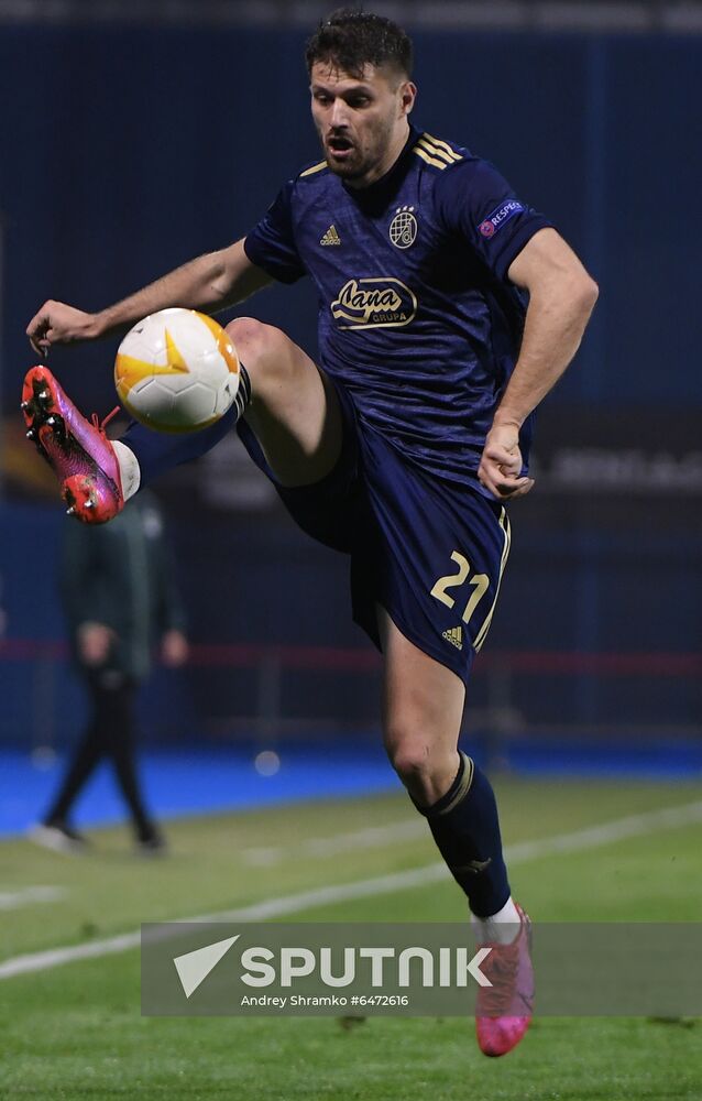 Croatia Soccer Europa League Dinamo Zagreb - Krasnodar