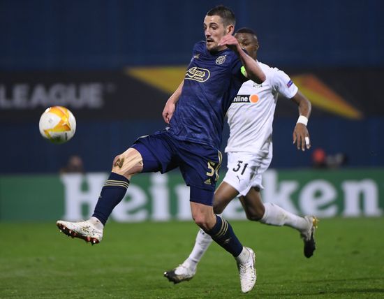 Croatia Soccer Europa League Dinamo Zagreb - Krasnodar