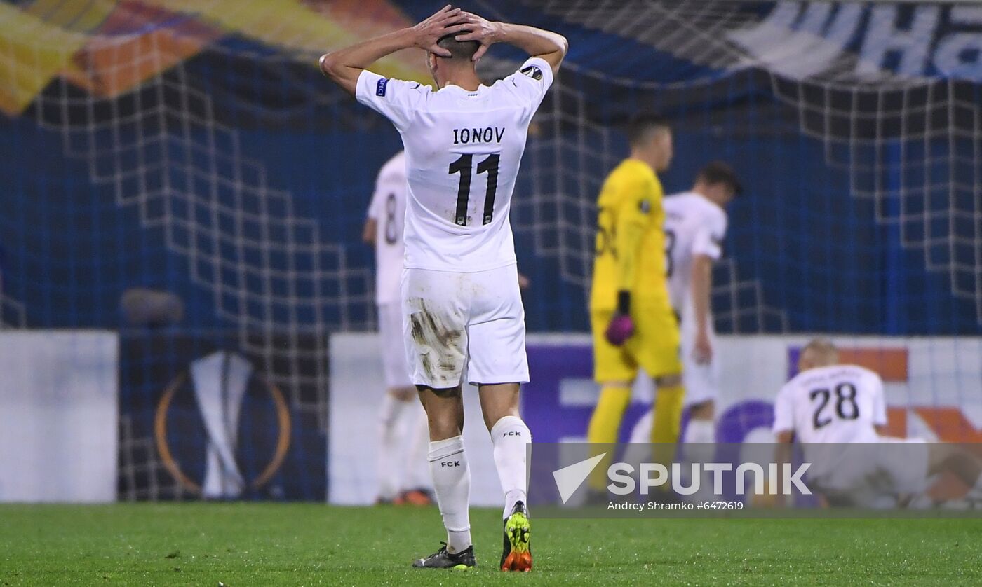 Croatia Soccer Europa League Dinamo Zagreb - Krasnodar