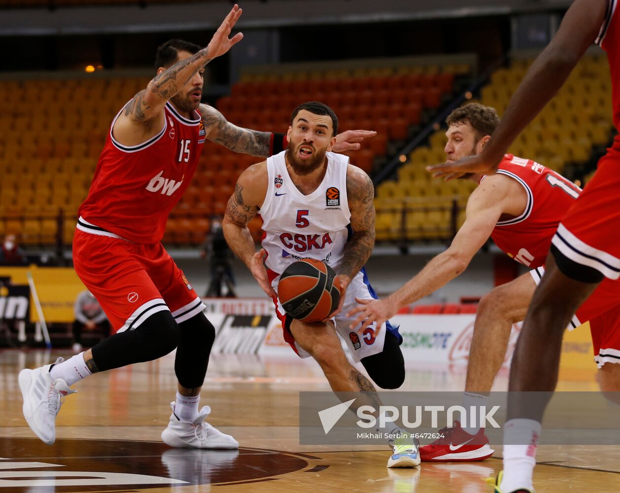 Greece Basketball Euroleague Olympiacos - CSKA