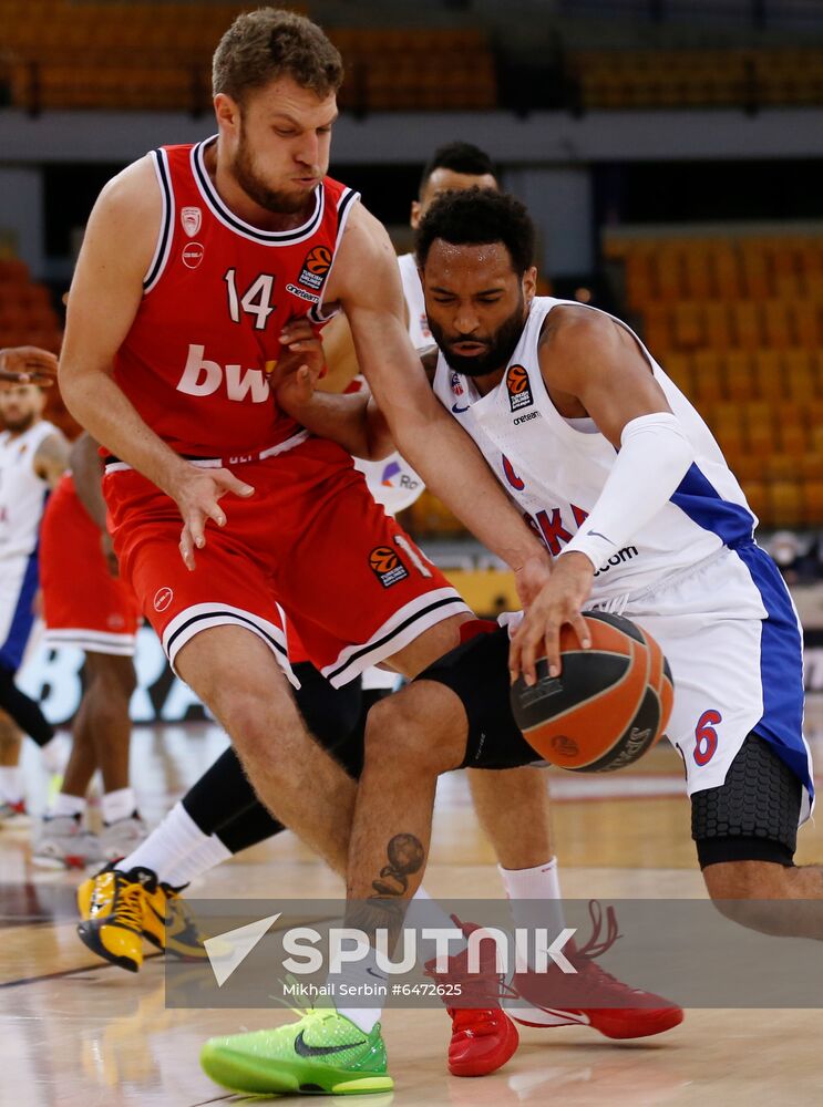 Greece Basketball Euroleague Olympiacos - CSKA