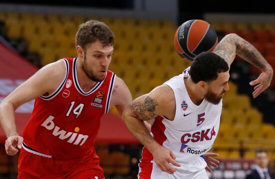 Greece Basketball Euroleague Olympiacos - CSKA