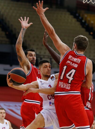 Greece Basketball Euroleague Olympiacos - CSKA