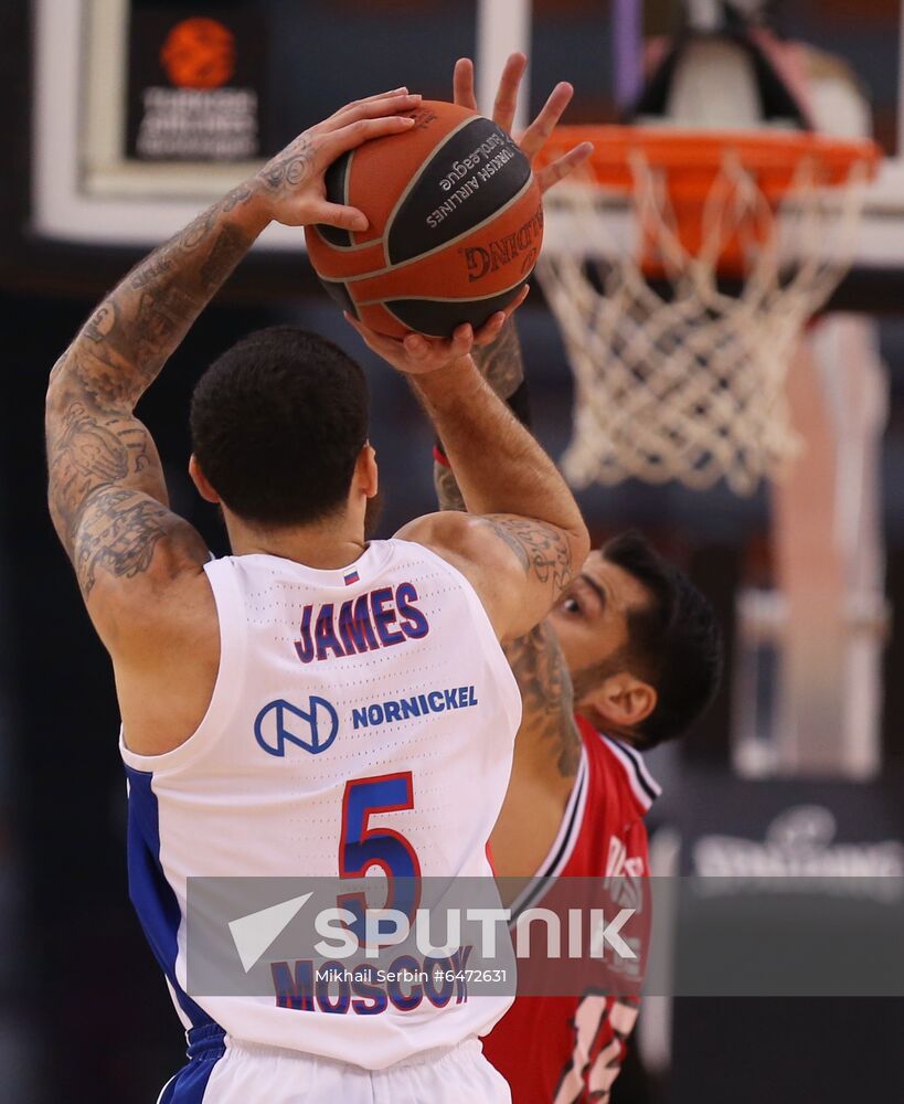 Greece Basketball Euroleague Olympiacos - CSKA