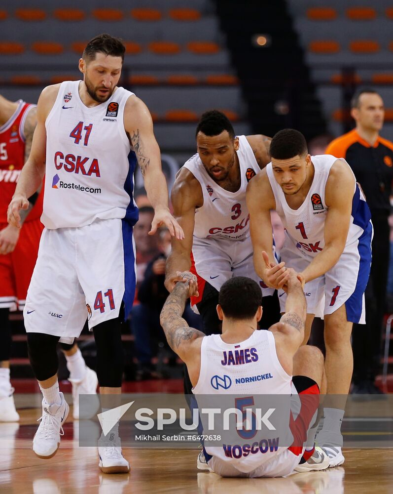 Greece Basketball Euroleague Olympiacos - CSKA