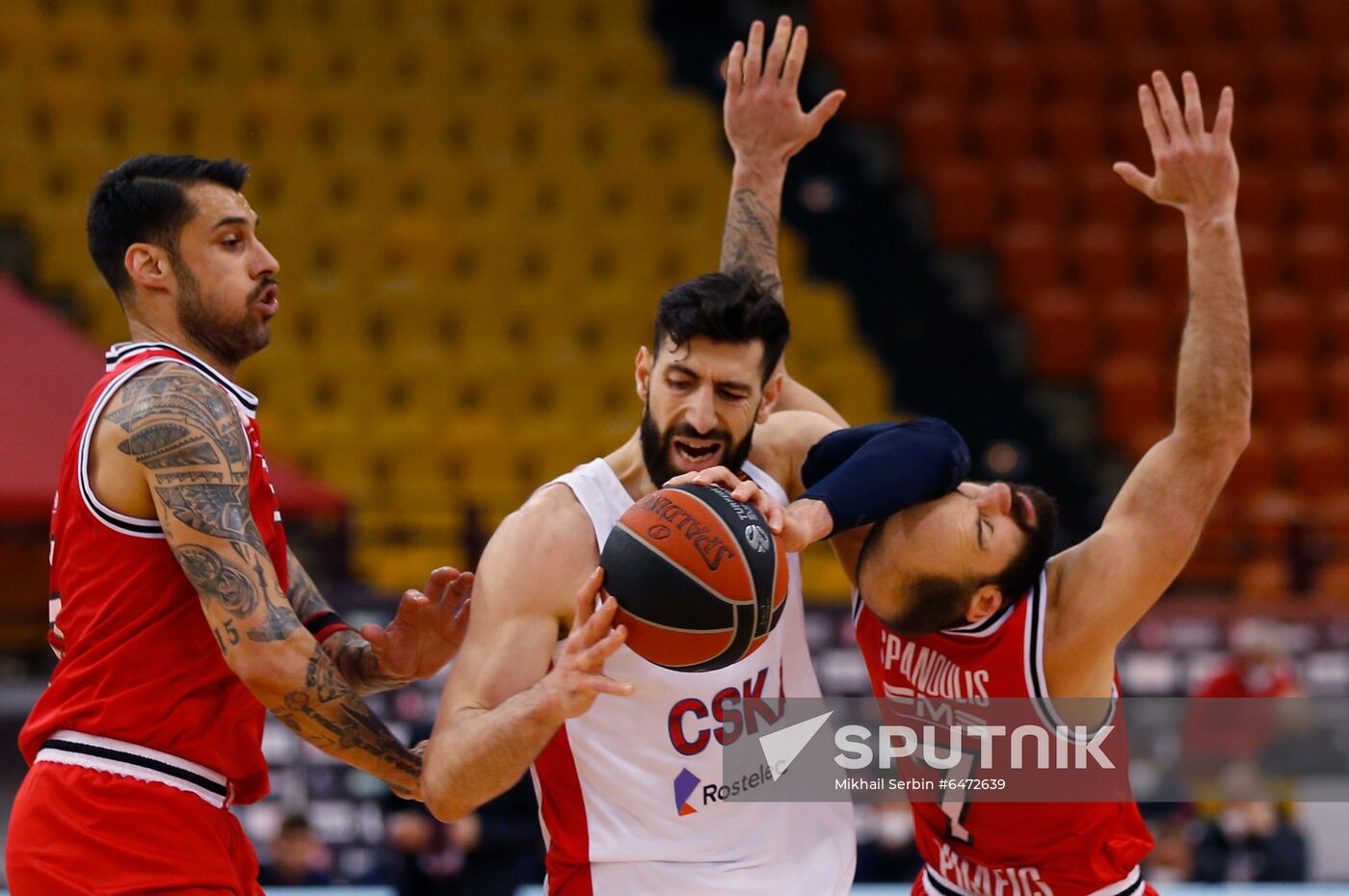 Greece Basketball Euroleague Olympiacos - CSKA