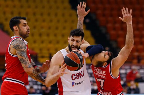 Greece Basketball Euroleague Olympiacos - CSKA