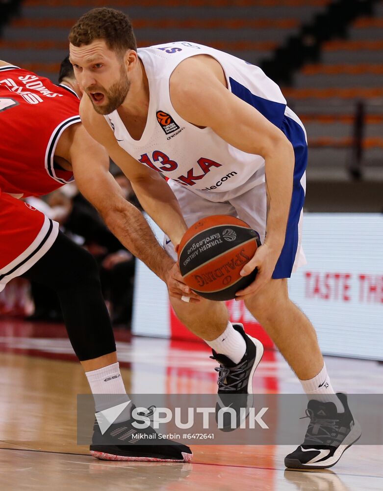 Greece Basketball Euroleague Olympiacos - CSKA