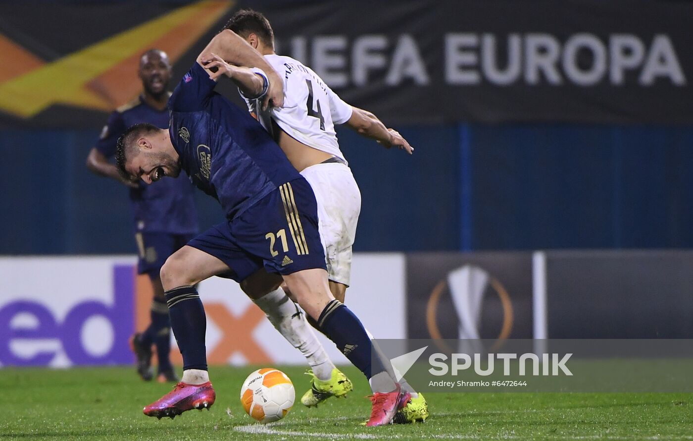Croatia Soccer Europa League Dinamo Zagreb - Krasnodar