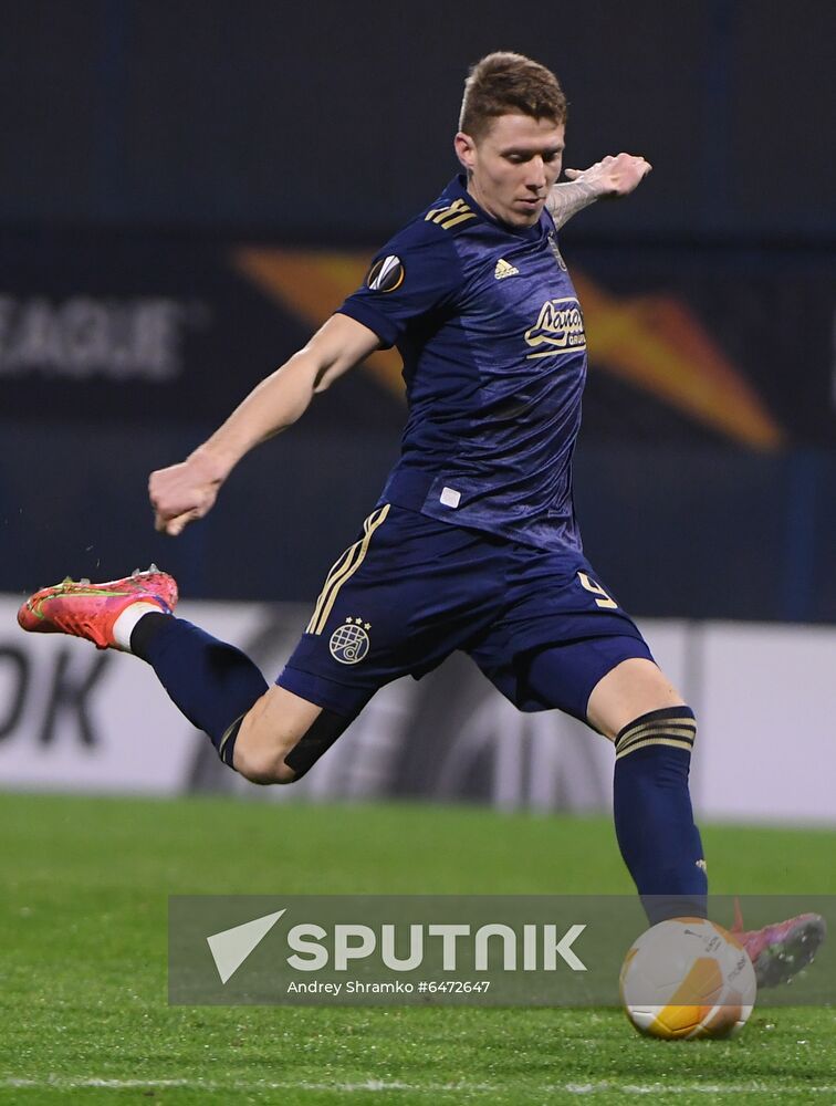 Croatia Soccer Europa League Dinamo Zagreb - Krasnodar