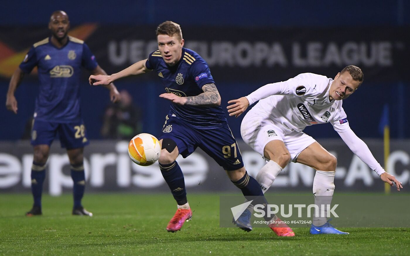 Croatia Soccer Europa League Dinamo Zagreb - Krasnodar