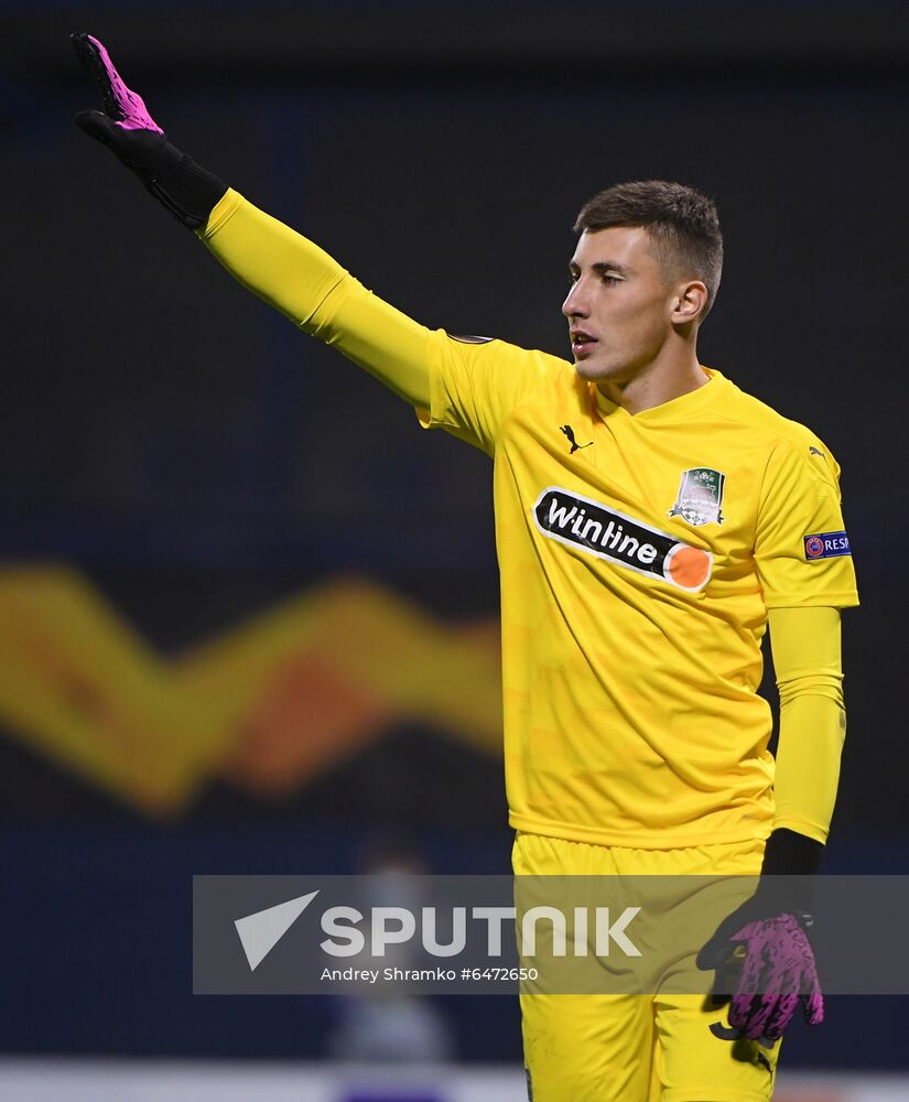 Croatia Soccer Europa League Dinamo Zagreb - Krasnodar