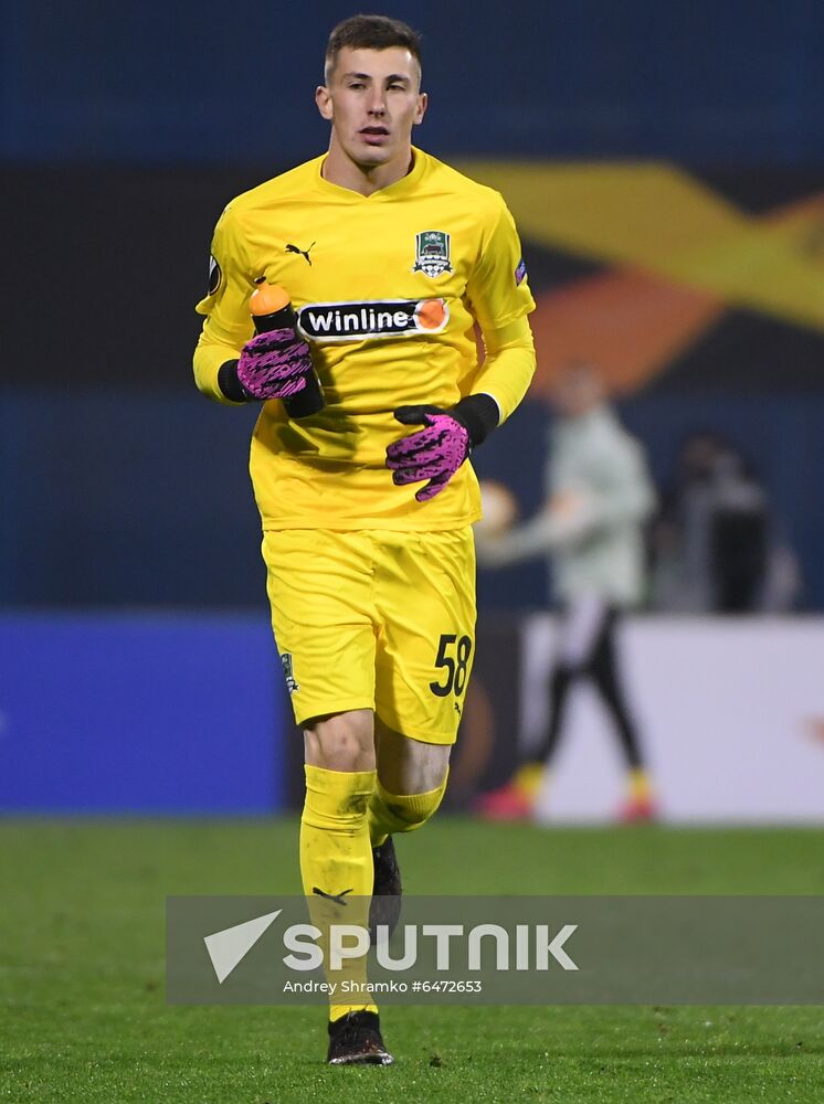 Croatia Soccer Europa League Dinamo Zagreb - Krasnodar