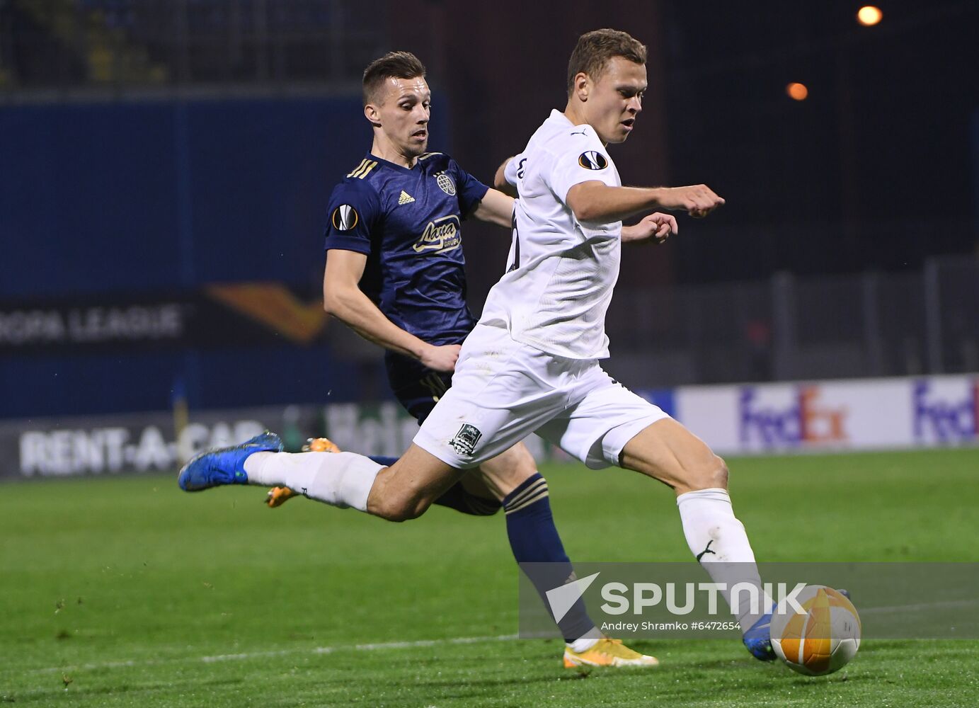 Croatia Soccer Europa League Dinamo Zagreb - Krasnodar